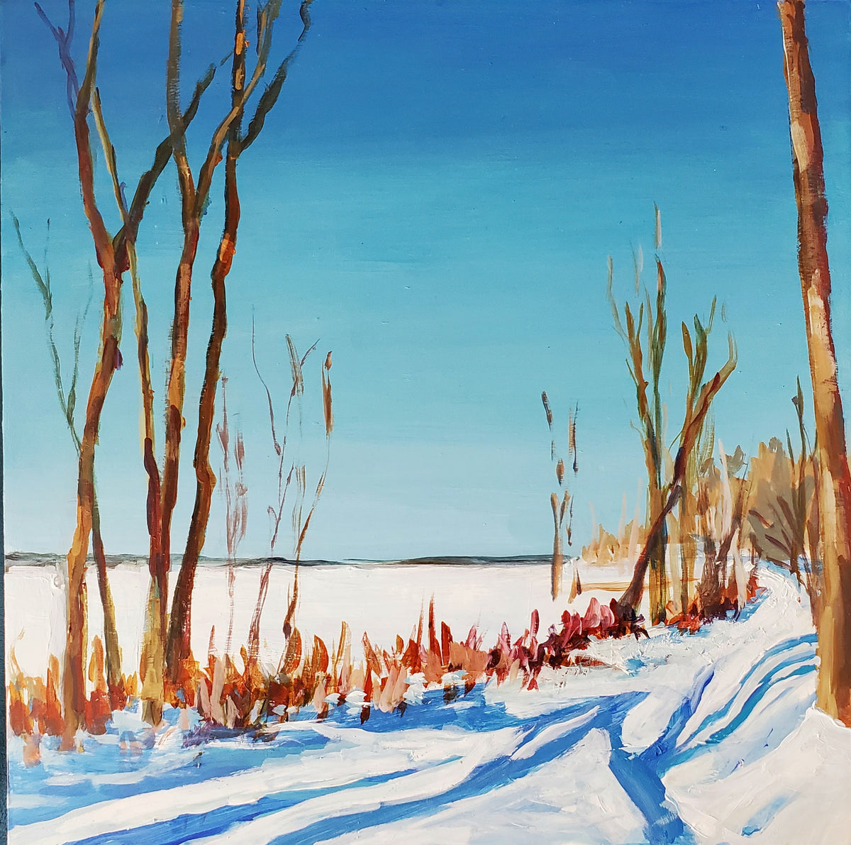 Winter Calm II. 12" x 12"
