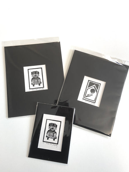 Artist Prints  - ready for framing.  (pricing varies with size)