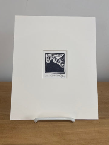 Linocut Original - Cabot Tower