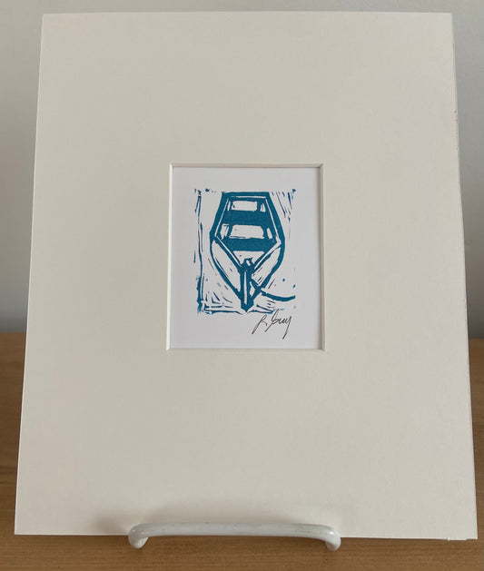 Linocut Original - Dory (8"x10")