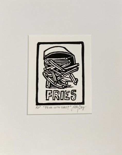 Linocut Original - Fries