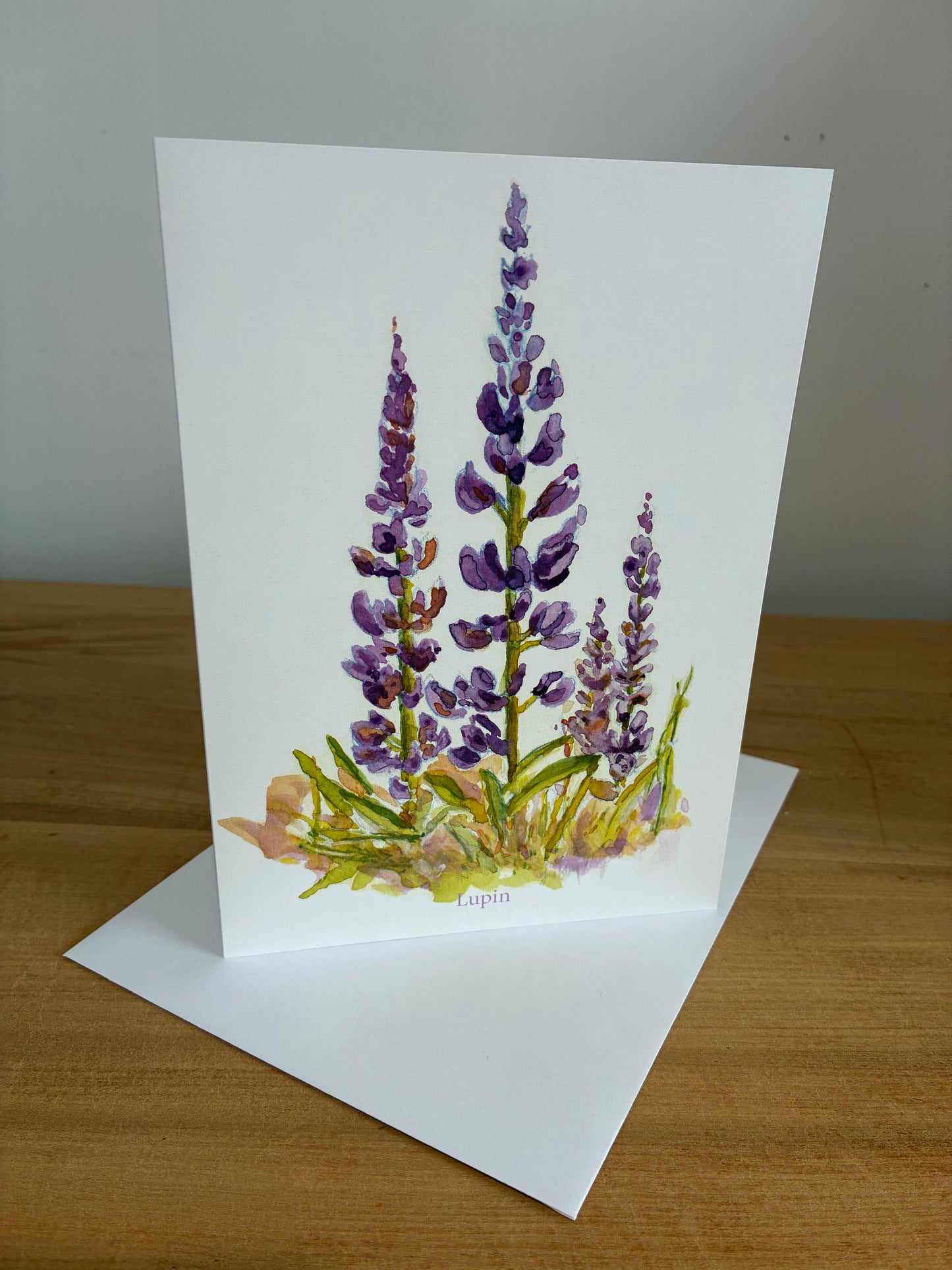 Lupins - Art Card