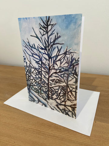 Art Card - Winter Blues