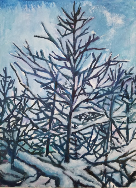 Art Card - Winter Blues