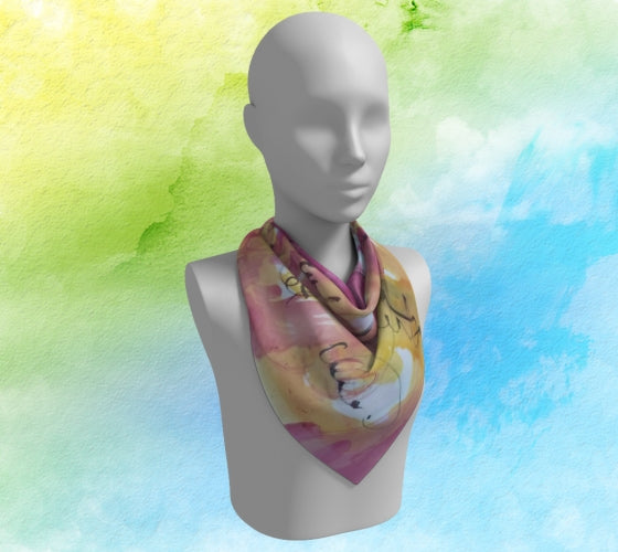 Let me paint, Art scarf