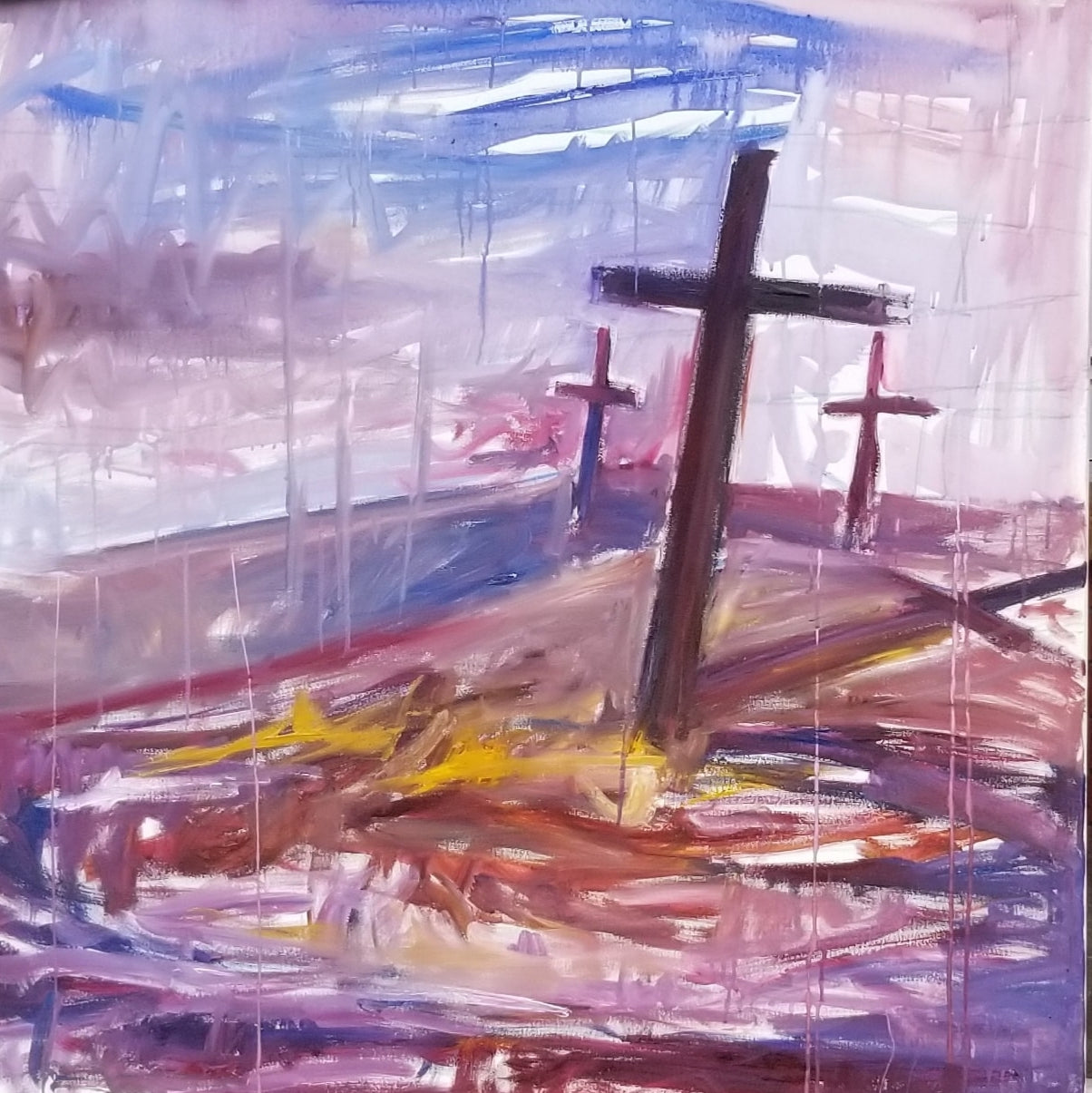 Golgotha  48" x 48".  NFS