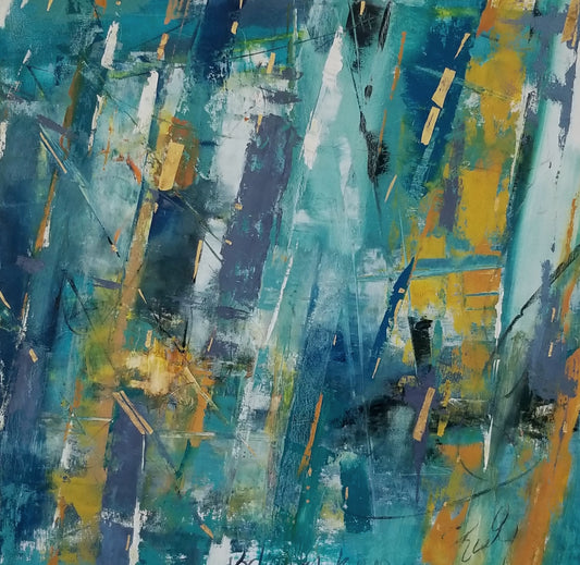 Healing Rain 30" x 30"