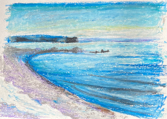 Horizon. 7" x 10"