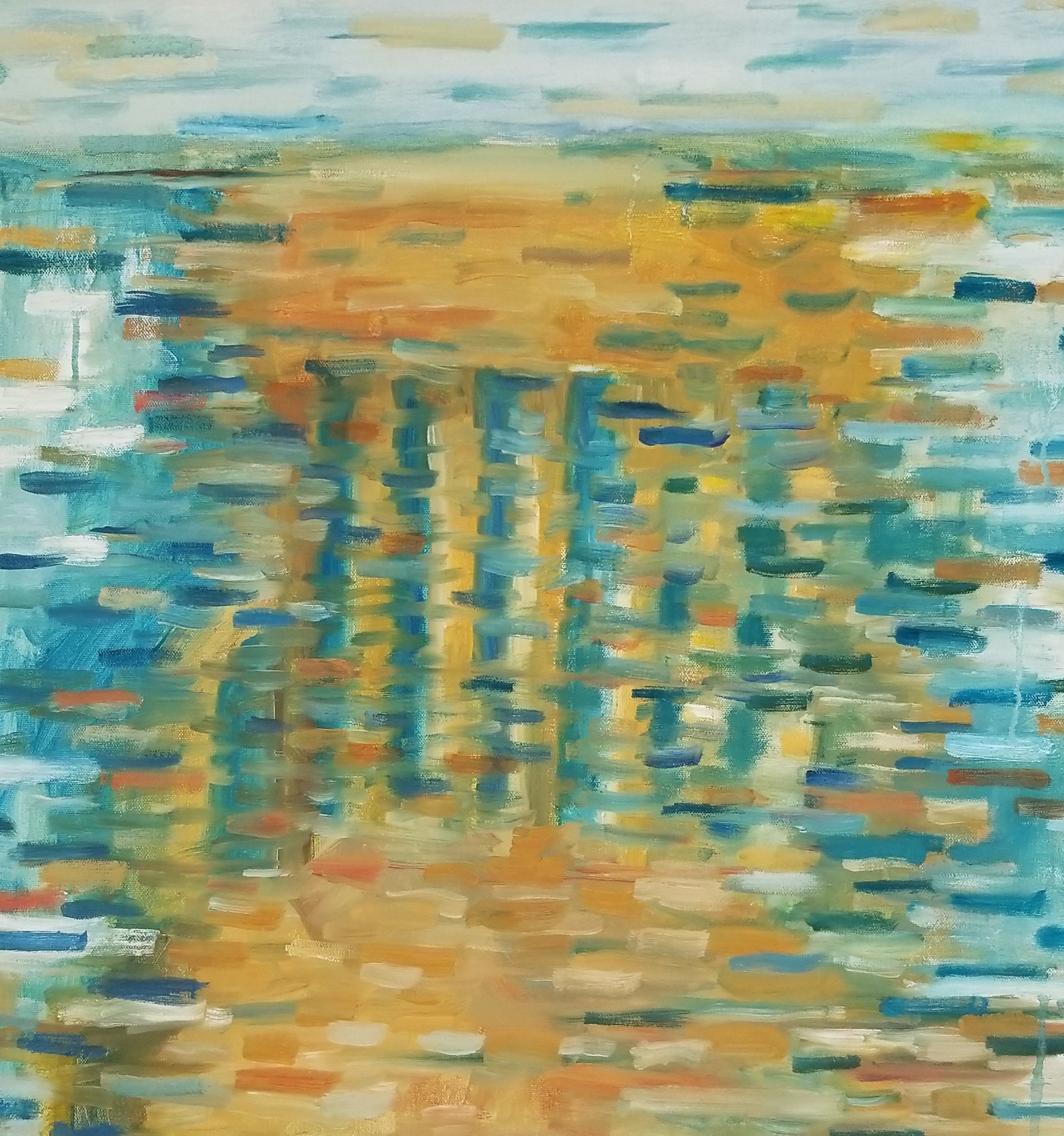 Pondering II, 24" x 24"