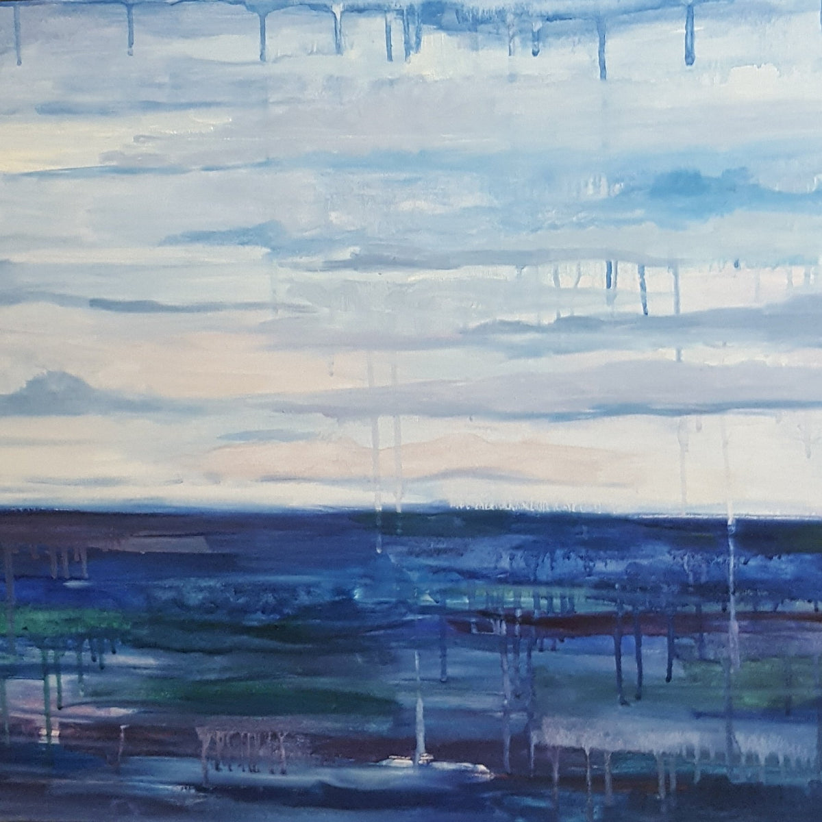 My Comforting Sea, 36" x 24"