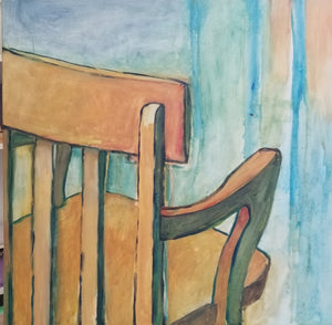 Pondering III, 24" x 24"