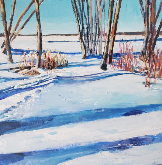 Winter Calm. 12" x 12"