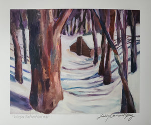 Winter Reflection #3 - Print on Paper