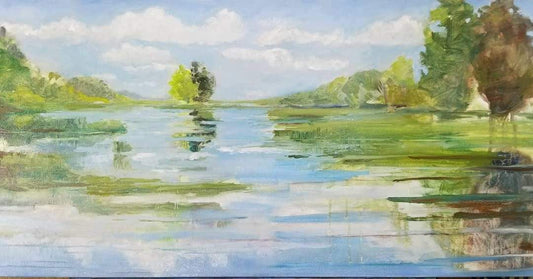 Petrie Island Summer Heat, 30" x 15"